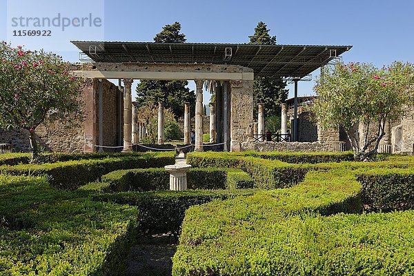 Haus des Faun  alte Stadt  Pompeji  Kampanien  Italien  Europa