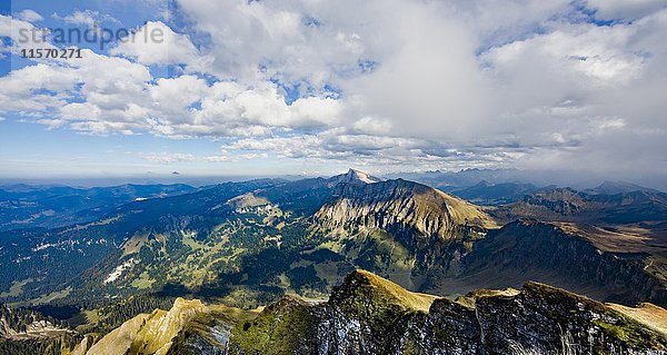 Hoher Ifen  Blick vom Diedamskof  Schoppernau  Vorarlberg  Österreich  Europa