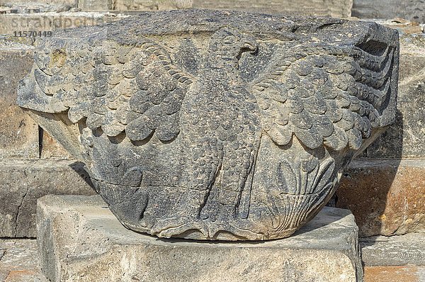 Adler-Hauptstadt  Zvarnots-Ruinen  Zwartnots-Tempel oder St.-Gregor-Kathedrale  Eriwan  Provinz Armavir  Armenien  Asien