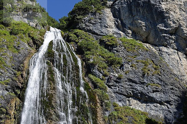 Dalfazer Wasserfall  Rofan  Buchau  Achensee  Rofangebirge  Tirol  Österreich  Europa
