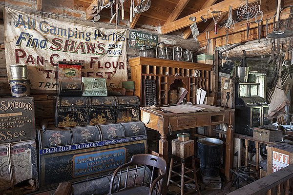 Old Shop  Wildwest-Freilichtmuseum  Nevada City Museum  ehemalige Goldgräberstadt  Geisterstadt  Provinz Montana  USA  Nordamerika