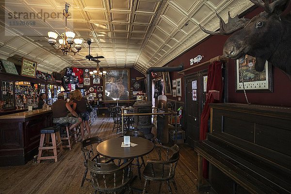 Bar  Saloon  Innenräume  Virginia City  ehemalige Goldgräberstadt  Provinz Montana  USA  Nordamerika