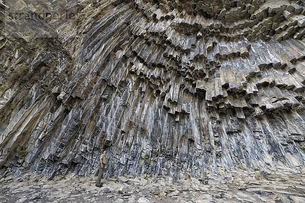 Symphonie der Steine  Basaltsäulenformation entlang der Garni-Schlucht  Provinz Kotayk  Armenien  Asien