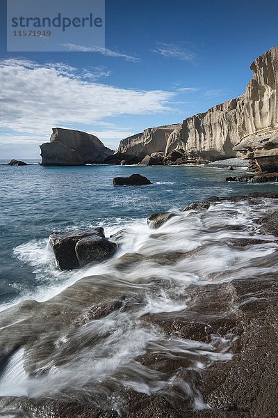 Sandsteinküste  San Miguel de Tajao  Teneriffa  Kanarische Inseln  Spanien  Europa