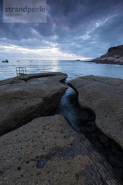 Felsenküste  La Caleta  Kanarische Inseln  Teneriffa  Spanien  Europa