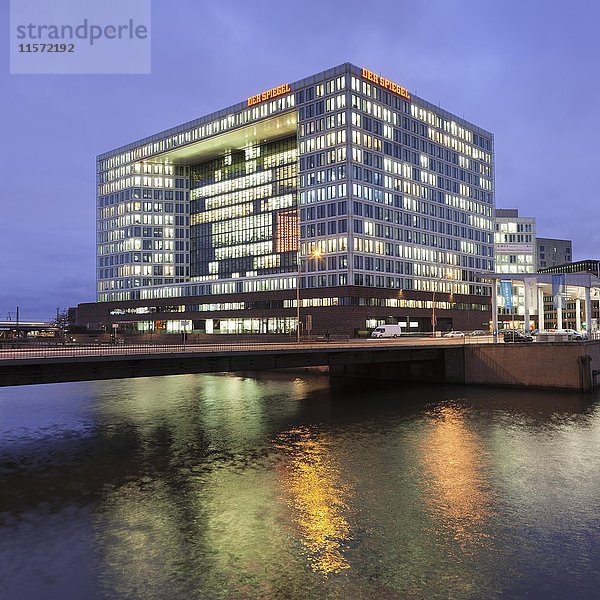 Der Spiegel Gebäude  Verlagshaus  Ericusspitze  Hamburg  Deutschland  Europa