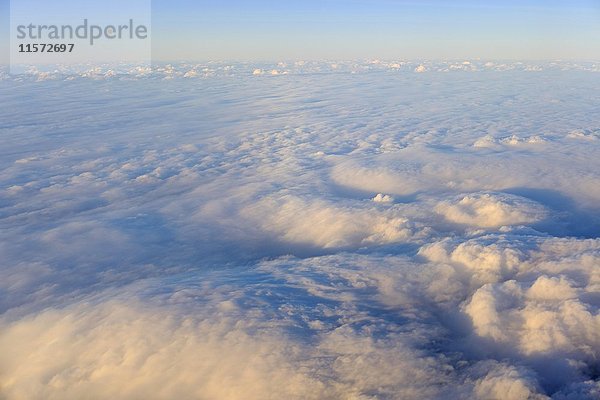 Wolken  Wolkendecke über Gran Canaria  Kanarische Inseln  Spanien  Europa
