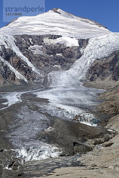 Pasterze-Gletscher  Nationalpark Hohe Tauern  Österreich  Europa