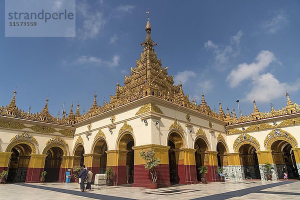 Mahamuni-Pagode  Mandalay  Myanmar  Asien