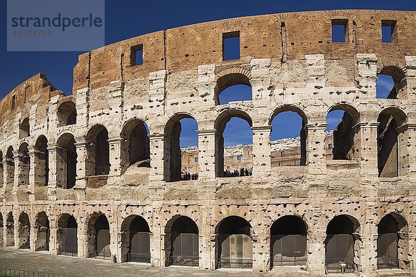 Ruinen des Kolosseums  Rom  Italien  Europa