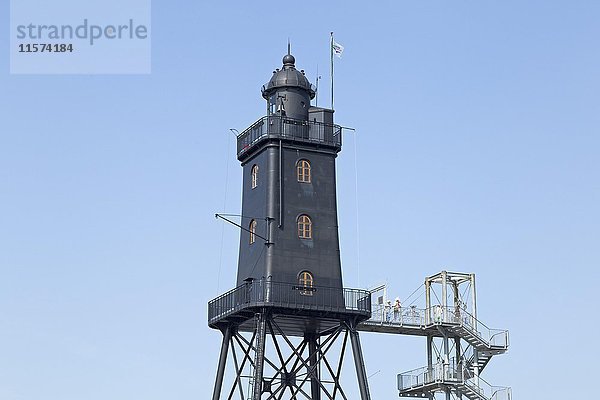 Leuchtturm  Dorum  Wurster Land  Niedersachsen  Deutschland  Europa