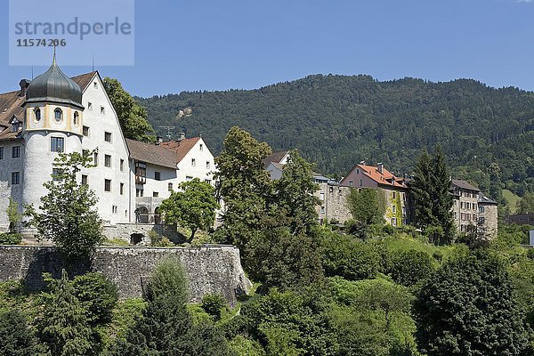 Töten Schlössle  alte Stadtmauern  Toompea  Bregenz  Vorarlberg  Österreich  Europa