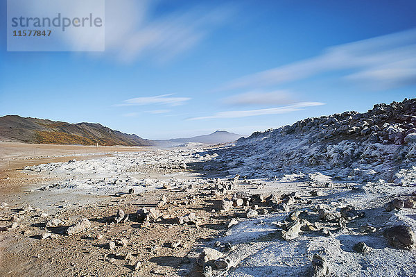 Trostlose geothermische Landschaft  Namaskard  Myvatn  Island