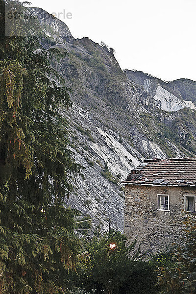 Italien  Toskana  Marmorberg nahe dem Dorf Collona
