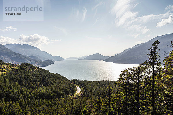 Howe Sound Bay; Murrin Provincial Park  Squamish  Britisch-Kolumbien  Kanada