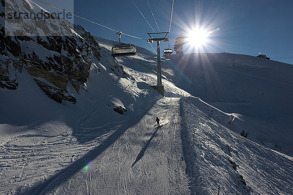 Skilifte  Titlis  Schweizer Alpen  Schweiz