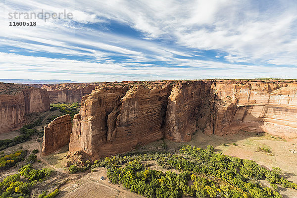 USA  Arizona  Navajo Nation  Chinle  Canyon de Chelly National Monument  Schiebehaus-Überblick