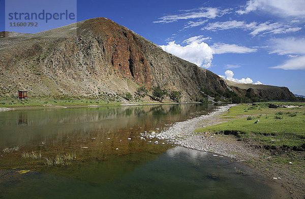 Mongolei  schöne Landschaft im Orkhon-Flusstal der Zentralmongolei