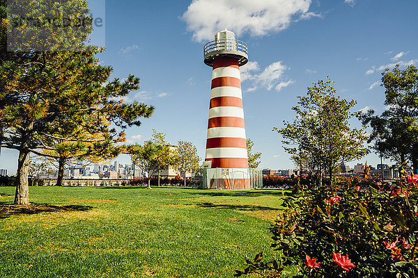 Lefrak Point Lighthouse  Jersey City  New Jersey  Vereinigte Staaten