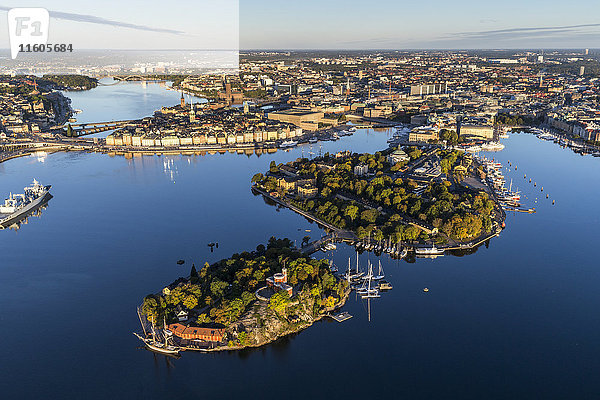 Luftaufnahme von Kastellholmen  Schweden