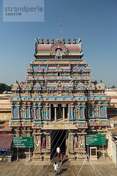 Sri Ranganathaswami-Tempel  Srirangam  Bezirk iruchirappalli  Tamil Nadu  Indien  Asien