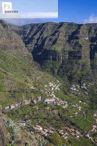 Upper Valley  Valle Gran Rey  La Gomera  Kanarische Inseln  Spanien  Europa