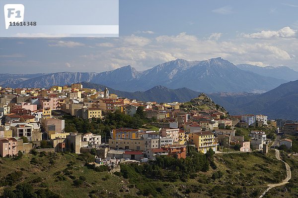 Bergdorf  Orune  Sardinien  Italien  Europa