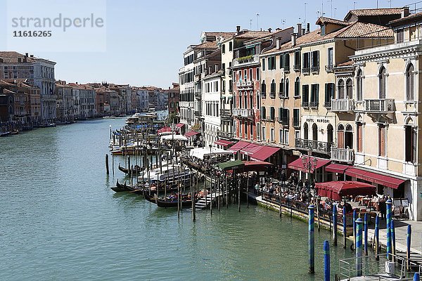 Canal Grande  Blick von der Rialto-Brücke  Venedig  Venetien  Italien  Europa