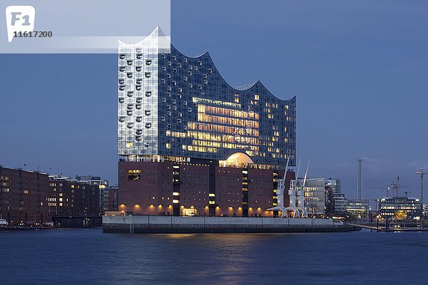 Elbphilharmonie  Sonnenuntergang  HafenCity  Hamburg  Deutschland  Europa