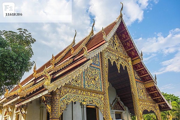 Wat Chiang Man  Buddhistischer Tempel  Chiang Mai  Provinz Chiang Mai  Nordthailand  Thailand  Asien