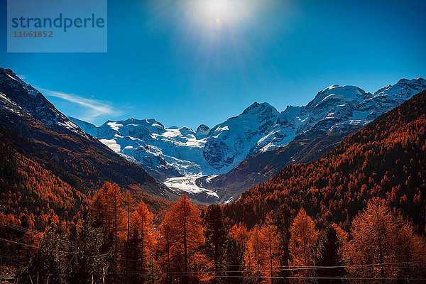 Landschaftsbild  Engadin  St. Moritz  Schweiz