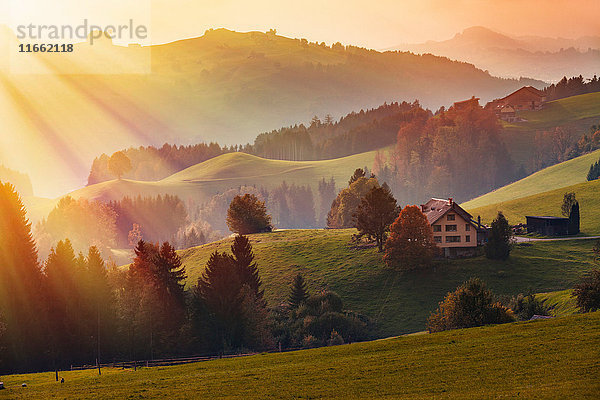 Landschaftsbild  Appenzell  Appenzellerland  Schweiz