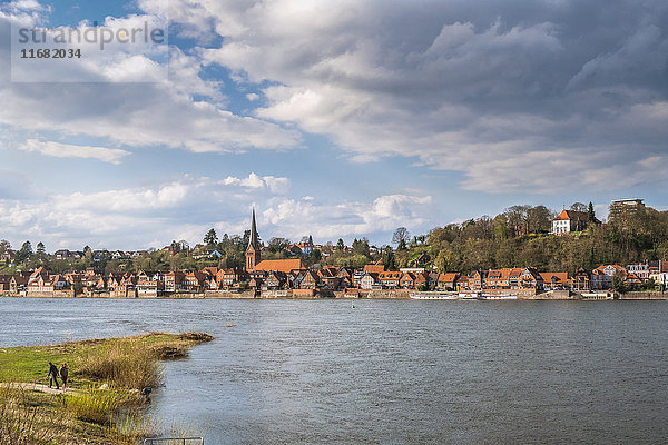 Lauenburg und Elbe  Schleswig-Holstein  Deutschland  Europa