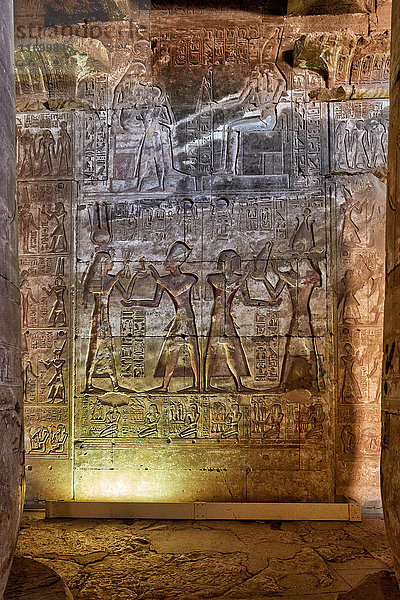 Leichentempel von Sethos I.  Abydos  Ägypten  Afrika