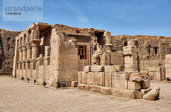 Tempel von Edfu  Nubien  Ägypten  Afrika