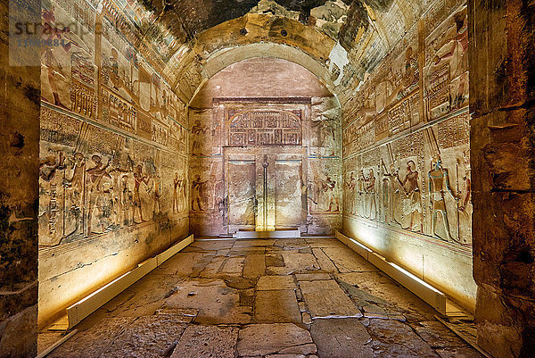 Totentempel des Sethos I.  Abydos  Ägypten  Afrika