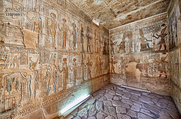 Tempel von Deir el-Medina  Deir el-Medina  Ägypten  Afrika