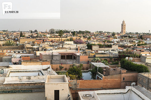 Marokko  Marrakesch  Stadtbild