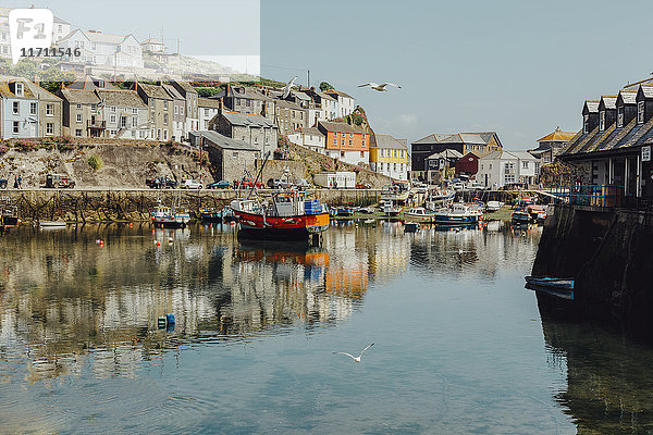 UK  England  Cornwall  Fischereihafen in Mevagissey