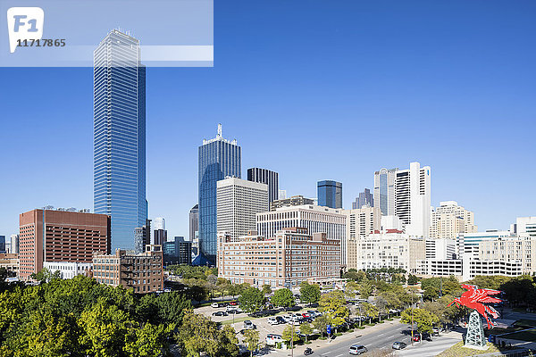 USA  Texas  Dallas  Skyline