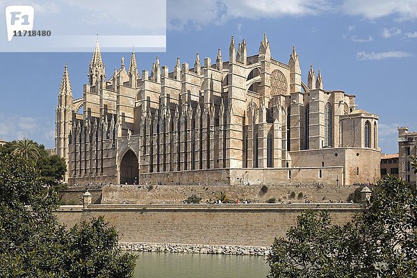 Kathedrale La Seu  Palma de Mallorca  Spanien  Europa