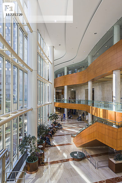 Lobby des Gonda-Gebäudes der Mayo-Klinik; Rochester  Minnesota  Vereinigte Staaten von Amerika'.