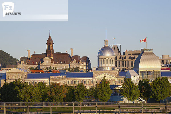Skyline von Montreal; Montreal  Quebec  Kanada'.