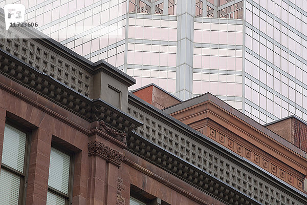 Moderne Architektur an den Gebäuden; Montreal  Quebec  Kanada'.