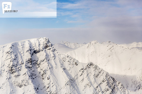 Luftaufnahme von Bergen in der Brooks Range  Arctic Alaska  USA