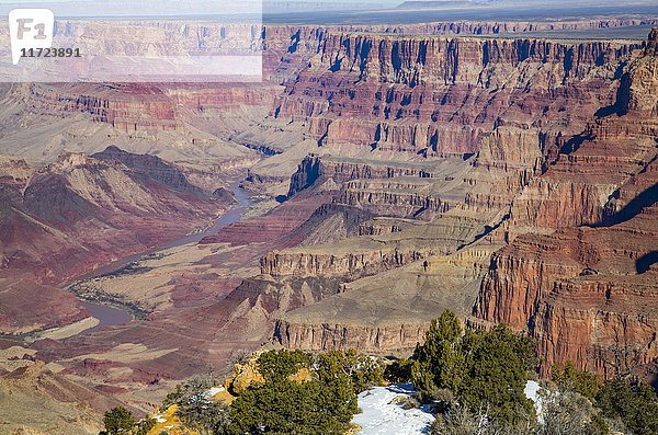 Vom Desert View Point  South Rim  Grand Canyon National Park; Arizona  Vereinigte Staaten von Amerika'.