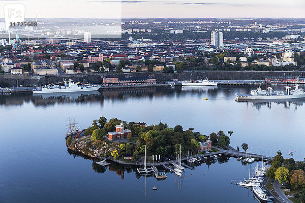 Luftaufnahme von Kastellholmen  Schweden
