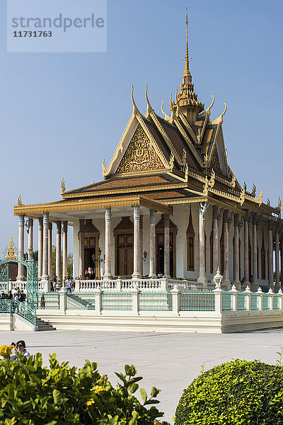 Silberne Pagode  Phnom Penh  Kambodscha  Asien