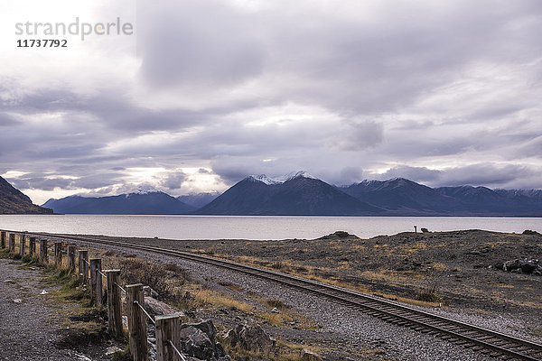 Landschaft von Anchorage  Alaska  USA