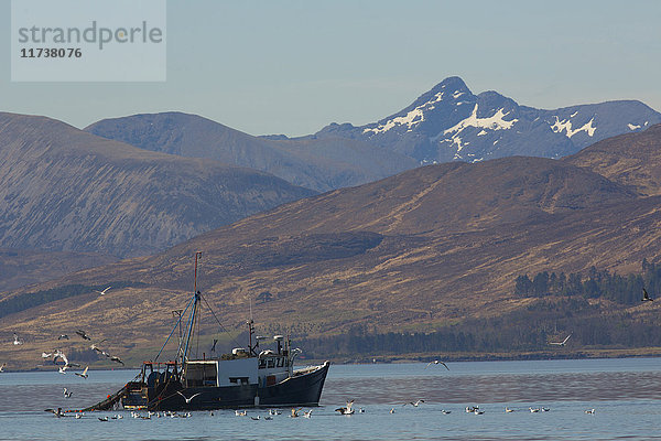 Trawler  Isle of Skye  Schottland
